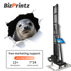 Bizprintz Tự Động UV 3D Tường Máy In Điều Kiện Mới Robot Sơn Máy Cho Trong Nhà Tường Thẳng Đứng Bảng Điều Chỉnh Bức Tranh Tường Máy In Phun - Product Image 1