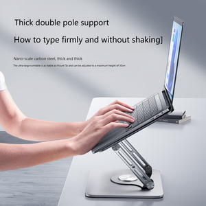 Có thể điều chỉnh hợp kim nhôm máy tính xách tay đứng đa chức năng xoay máy tính để bàn thiết kế với <span class=keywords><strong>Acrylic</strong></span> trong suốt đứng cho máy tính bảng <span class=keywords><strong>PC</strong></span> của - Product Image 4