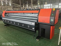 Impresora de inyección de tinta Digital de gran formato de 10 pies y 3,2 M barata con plotter solvente Konica512i 30pl Head Flex Banner