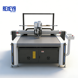 เครื่องตัดซิลิโคนแบบแบน REMEYA ความเร็วสูง CNC สำหรับงานเคลือบสกี อุปกรณ์กีฬา เรือ เสื่อโยคะ พร้อมใบมีดแบบสั่น - Product Image 1