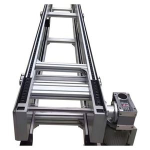 Aluminium Automated Pallet-Handling Conveyor System Stainless Steel Belt Manual Assembly Roller Chain Concept Adjustable Toshine - Product Image 1