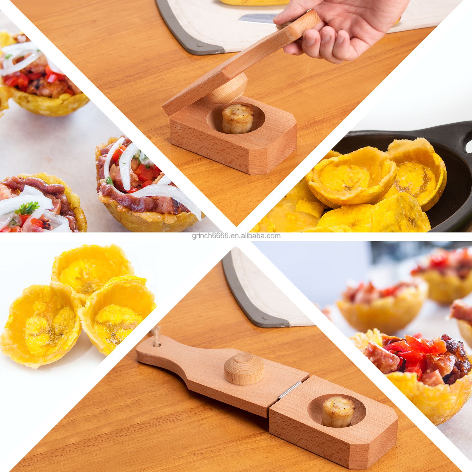 Tostonera De Madera 2 En 1 Banana Smasher Maker | Envío gratis Tostonera De Madera 2 En 1 Banana Smasher Maker | Envío gratis