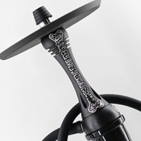 Chicha Moderne de Luxe Unique au Design Traditionnel Marque d'Usine Narguilé de Haute Qualité avec Tuyau en Verre Laqué