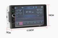 Pemutar MP5 Layar Sentuh 7-inci Radio FM 7018B 2DIN Stereo Audio Mobil Mirror Link Bluetooth OEM/ODM