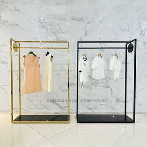 金色婚礼舞会礼服架晾衣架单杆婚纱店服装店服装架婚纱展示架 - Product Image 5