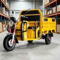 Tricycle électrique de transport 72V1500W avec certificat EEC COC L2e-U UE, capacité de charge de 585 kg, véhicule de transport à trois roues