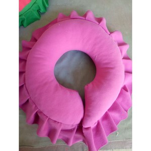Oreiller de massage en forme de U pour salons de beauté, amovible et lavable, en polaire élastique rond, portable. - Product Image 5