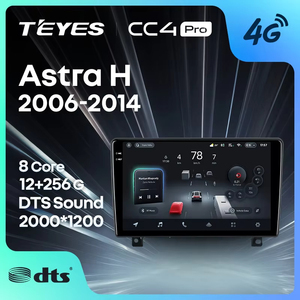 TEYES CC4 PRO pour Opel <span class=keywords><strong>Astra</strong></span> H 2006 - 2014 CarPlay Android Auto 2DIN Autoradio Radio multimédia stéréo - Product Image 1