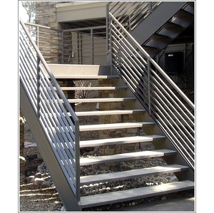 <span class=keywords><strong>Escalier</strong></span> extérieur en acier moderne pour villa avec marches en granit - Product Image 2