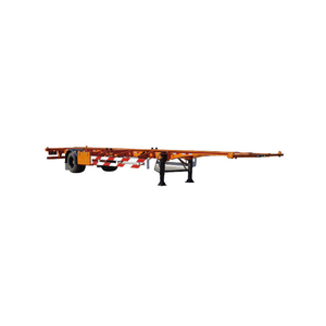 Semirremolque Robusto <span class=keywords><strong>de</strong></span> Bajo <span class=keywords><strong>Precio</strong></span> con Suspensión <span class=keywords><strong>de</strong></span> Ballestas para Transporte <span class=keywords><strong>de</strong></span> Contenedores <span class=keywords><strong>de</strong></span> Carga Pesada - Product Image 1