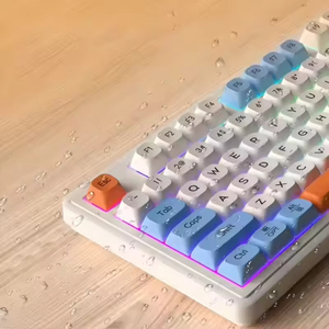 คีย์บอร์ดเกมมิ่งไร้สายแบบมีสาย L98 คีย์บอร์ดเกมมิ่งแบบเงียบ พร้อมไฟ RGB สามโหมด - Product Image 2