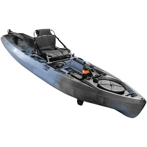 Kayak monoplace haute performance PDL 120 pour adultes unisexe avec porte-cannes - Product Image 1