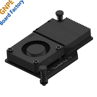 ZYSY Raspberry Pi 5 Heat Sink dengan Radiator Argon 30mm Pendingin Aktif Kipas Blower Gelombang Tekan