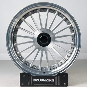 Jantes forgées BZY 2 pièces pour <span class=keywords><strong>BMW</strong></span> M3 M5 E60 <span class=keywords><strong>E46</strong></span> E90 E92 F30 F80 F82 5X120, jantes multibranches argentées de <span class=keywords><strong>17</strong></span>, 18, 19 et 20 pouces - Product Image 3