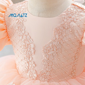 Abito da Principessa in Tulle Floreale per Bambine, Abbigliamento Estivo per Bambini, Vestito per Feste di Compleanno, Design Elegante per Occasioni Speciali - Product Image 5