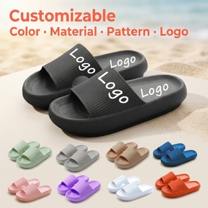 Custom House Slippers With Logo EVA Pillow Soft Slides Indoor Printed <strong>Sandals</strong> for Men Women 2026 Designer <strong>Pool</strong> Slide Thick Soled - Product Image 1