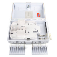 Boîtier de distribution de fibre optique 2-en-1 type MINI PLC pour cassette, 16 cœurs, ODP, boîtier terminal de fibre optique NAP