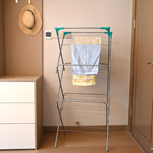 Séchoir pliable pour vêtements Séchoir à linge Séchoir à serviettes 3 couches 14m 21m Outils Multifonctionnel <span class=keywords><strong>Pas</strong></span> <span class=keywords><strong>Cher</strong></span> Intérieur et Extérieur - Product Image 6