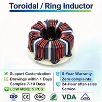 Bobine d'inductance toroïdale pour onduleur photovoltaïque, noyau en fil de cuivre émaillé, bobinage 80mm OD, prix de gros, échantillon gratuit