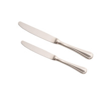 Ensemble de couteaux à dîner en acier inoxydable de qualité avec manche évidé Outils à fromage de cuisine 2 pièces