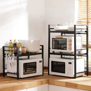 Étagère <span class=keywords><strong>extensible</strong></span> pour four à micro-ondes, support <span class=keywords><strong>de</strong></span> <span class=keywords><strong>rangement</strong></span> <span class=keywords><strong>de</strong></span> cuisine, organisateur <span class=keywords><strong>de</strong></span> comptoir, support <span class=keywords><strong>de</strong></span> placard, étagère <span class=keywords><strong>de</strong></span> garde-manger, étagère origami - Product Image 6