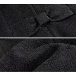 Chaqueta Acolchada para <span class=keywords><strong>Mujer</strong></span> - Elegante Abrigo de Plumón Negro de Un Solo Pecho para Invierno, Uso Casual y de Oficina - 17 Años de Experiencia de Fábrica - Product Image 6