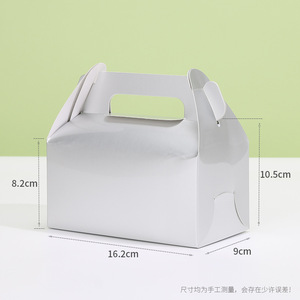 Disposable Takeaway Brown Gift Wedding Paper <strong>Box</strong> Elegant Luxury Birthday Tall <strong>Cake</strong> Boxes with Handle - Product Image 6