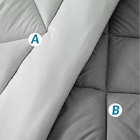 Set de literie de luxe, 8 pièces avec drap, taies d'oreiller et taies d'oreiller