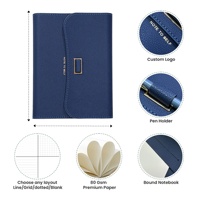 Carnet personnalisé avec logo, vente en gros, fournitures de bureau et scolaires Kawaii, carnets en cuir PU gaufré A5, agendas avec stylo