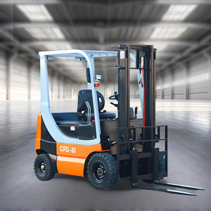 Новый двигатель переменного тока, твердая шина с низким уровнем шума, высокая эффективность, 2 тонны 3 м, склад, поддон, грузовик, литиевая батарея, Электрический вилочный погрузчик - Product Image 3