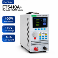 Probador ET5410A+ 400W Entrada 0-150V / 0-40A Potencia Constante Alta Precisión Pantalla LCD Carga Electrónica Portátil de CC