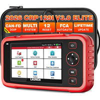 Lanceur 2026 CRP129I V3.0 Scanner OBD2, Outil de Diagnostic Automobile avec 12 Fonctions de Réinitialisation, Scanner de Diagnostic FCA AutoAuth