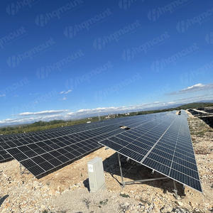 Structure de montage solaire Système de support de rack de montage en aluminium pré-assemblé Vis de terre HDG - Product Image 3