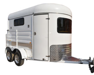 Rimorchio per Cavalli con Telaio Completamente Imbottito, Capacità 3000kg, Sistema di Frenata a Distanza - Product Image 5