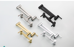 Grifo <span class=keywords><strong>de</strong></span> <span class=keywords><strong>Cocina</strong></span> Plegable <span class=keywords><strong>de</strong></span> <span class=keywords><strong>Pared</strong></span> para Llenado <span class=keywords><strong>de</strong></span> Ollas, Agua Fría y Caliente, Latón Sin Lacar, Acabado Oro Cepillado - Product Image 4