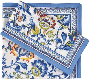 Serviettes en lin de luxe brodées en tissu vintage pour les paramètres de table de mariage audacieux Serviettes imprimées avec un motif accrocheur - Product Image 4