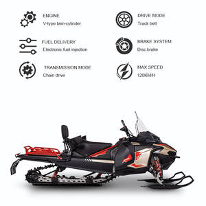 Véhicule tout-terrain <span class=keywords><strong>de</strong></span> ski et <span class=keywords><strong>de</strong></span> motocross 1000cc à grande cylindrée pour l'aventure en extérieur, motoneige et <span class=keywords><strong>luge</strong></span> à neige - Product Image 4