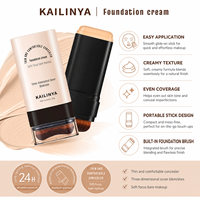 Fond de Teint Crème en Stick Prêt à l'emploi avec Pinceau Intégré, Texture Fine, Couvrance et Fini Lisse, Prix de Gros, Approvisionnement en Vrac