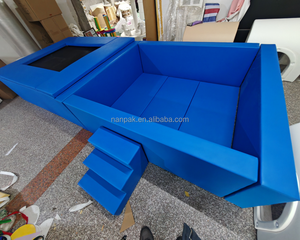 อุปกรณ์สนามเด็กเล่นในร่ม/กลางแจ้งแบบกำหนดเองได้  ชุดกระโดดเล่นนุ่มนวลพร้อมบ่อบอล สำหรับงานปาร์ตี้ ห้างสรรพสินค้า และร้านกาแฟ - Product Image 6