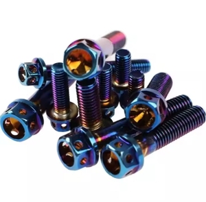 Yph Nhà Máy Trực Tiếp Chất Lượng Cao Titan Bu Lông Gr5 Titan Vàng <span class=keywords><strong>Hex</strong></span> Mặt Bích Đầu Bu Lông Cho Xe Máy - Product Image 4