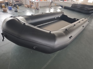 Bateau à rames gonflable léger durable de 6-10m pour 6-10 personnes pliant la conception de PVC pour la dérive stable de lac et de rivière - Product Image 3