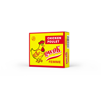 Bouillon de poulet séché mélangé HALAL 10g, cubes d'épices et d'assaisonnements variés