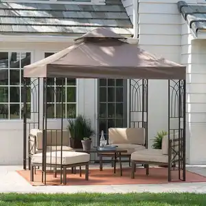 Metal bahçe hattı ağır Gazebos büyük resmi görüntüleyin karşılaştırma listesine ekle paylaş Prairie çim 8x8 ft/10x10 ft gölgelik