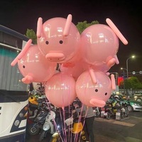 Ballons en feuille métallique de 24 pouces - Ballons de fête remplis d'hélium pour anniversaire, baby shower et décoration de mariage (lot en vrac)