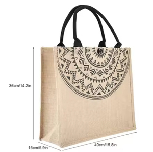 Factory Sale High Quality <strong>Jute</strong> Burlap <strong>Bag</strong> Waterproof Shopping <strong>Jute</strong> <strong>Bag</strong> Suppliers Oem <strong>Jute</strong> <strong>Tote</strong> <strong>Bag</strong> - Product Image 2