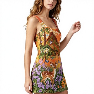 Traje de Baño Entero con Cuentas, Estilo Tropical, Inspirado en la Costa Australiana - Product Image 6