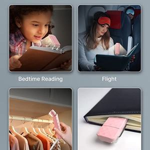 Nueva Lámpara de Lectura LED Plegable Mini, Recargable por USB, 3 Niveles de Brillo, Lámpara de Libro con Marcador, Lámpara de Libro para Niños - Product Image 5
