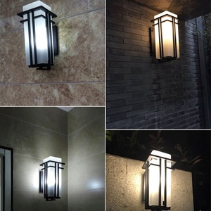 Applique murale moderne d'extérieur LED de jardin haute étanchéité chaude 110V 220V 3000K blanc chaud H32CM Led Double aluminium 90/100 14 - Product Image 4