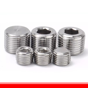 304 Thép Không Gỉ Bên Trong Hình Lục Giác Ống Nối 1/8 1/4 3/8 1/2 3/4 1 2 Bsp Nam Chủ Đề Chìm End Cắm Khí Nén Phù Hợp - Product Image 5