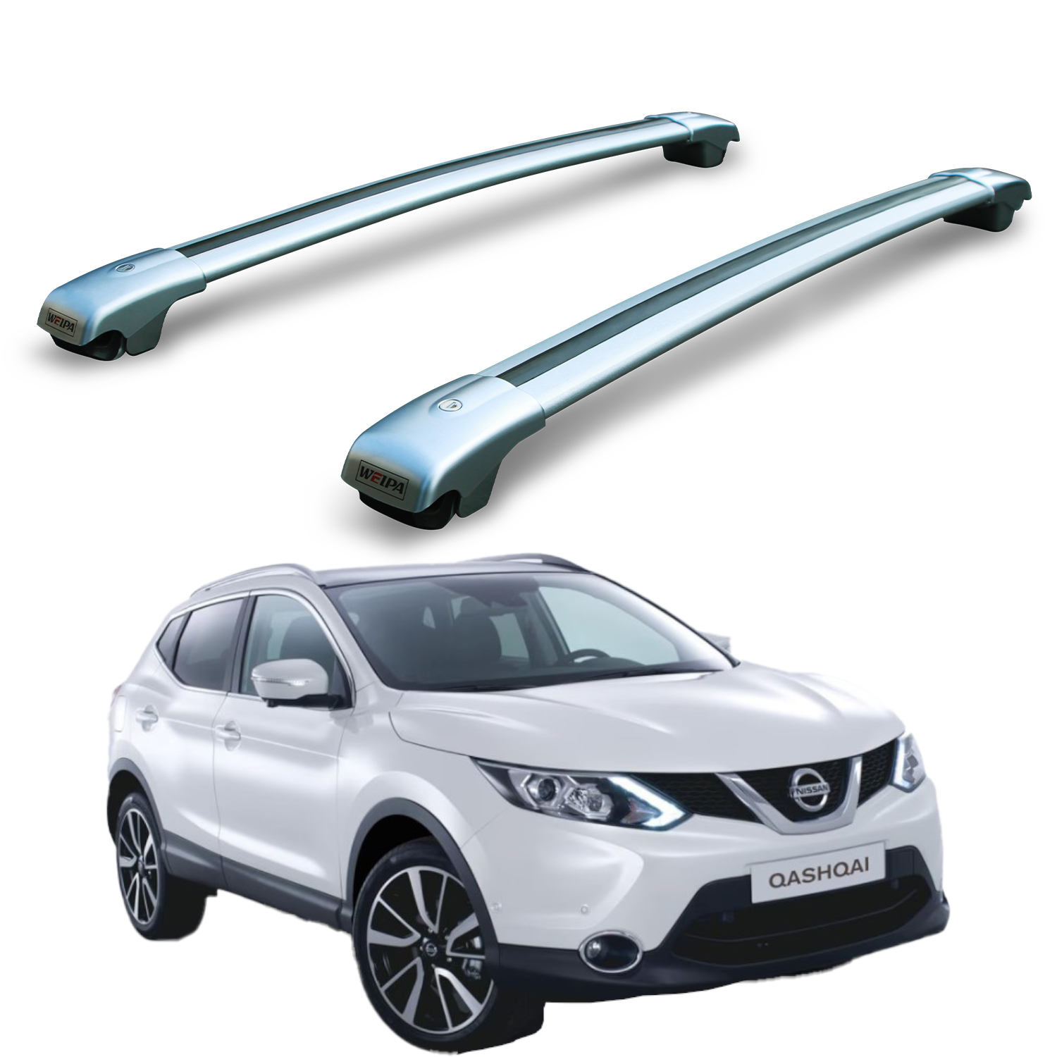 Roof Rack For Nissan For Qashqai 2008-2015 Buckle Clip Front